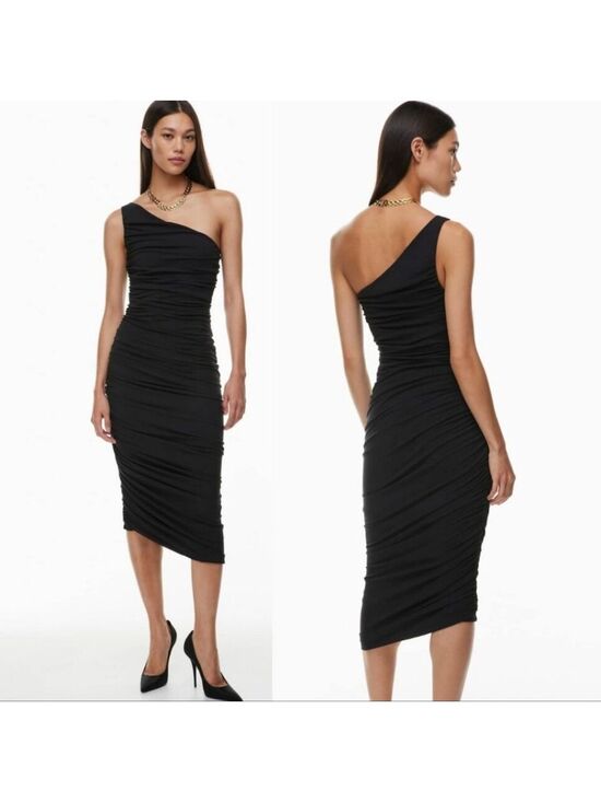 Babaton Dresses & Skirts - Ten By Babaton Body-Hugging One-Shoulder Vertigo Midi Dress ress
